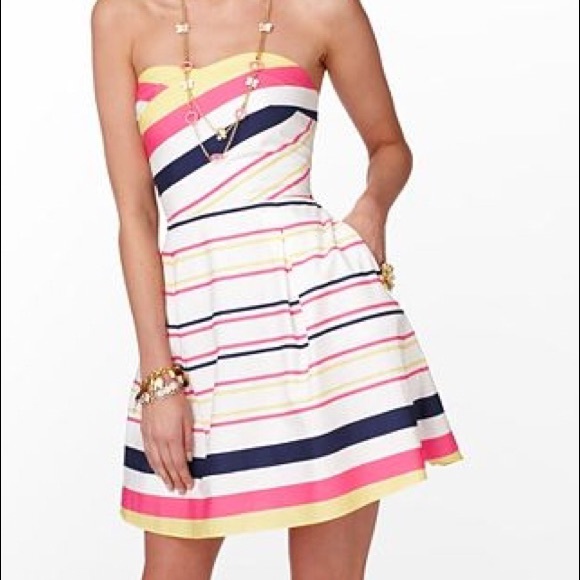 Lilly Pulitzer Dresses & Skirts - Lilly Pulitzer Stripe Felicity Dress